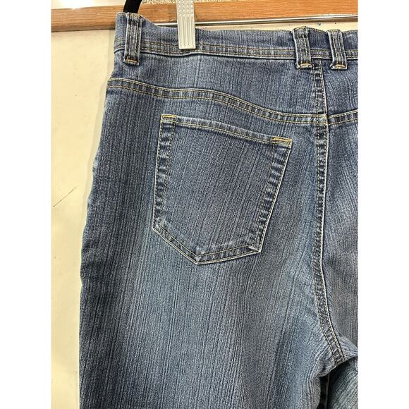 Gloria Vanderbilt Womens Size 12 Dark Wash Short Jeans - Picture 7 of 13